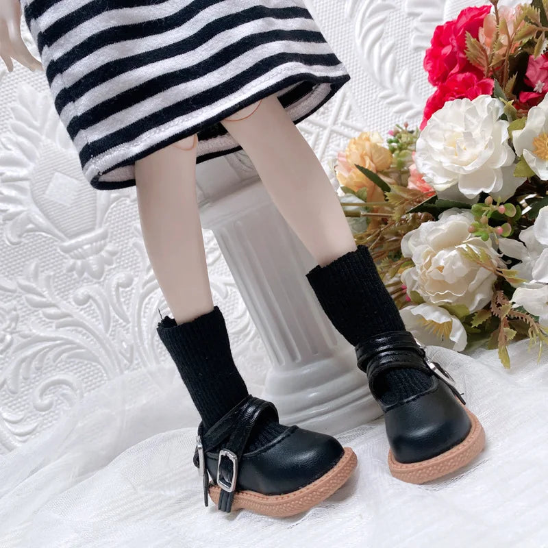Fashion 60cm Doll Shoes Boots 1/3 Bjd Doll Shoes 7.5cm Foot Wear Shoes Toy Doll Accessories