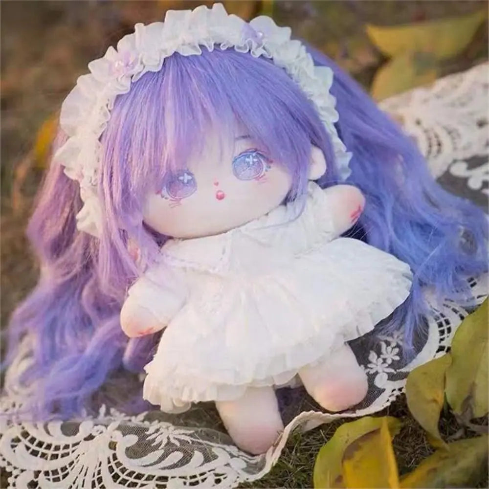 20cm Cotton Doll Clothes Pretty Dress Outfit Cute Hoodie Casual Suit Plush Toys Dress Up Clothing Girls Brithday Gift