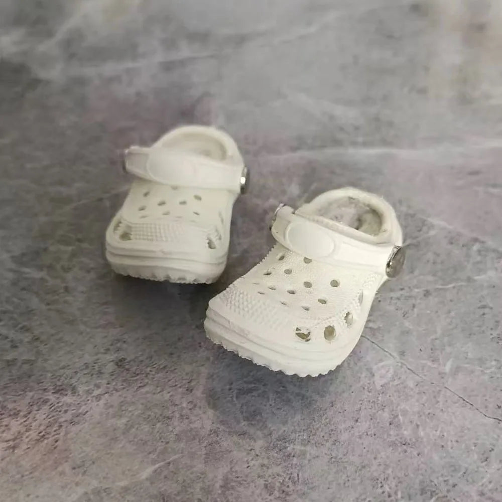 Fashion 30cm Doll Shoes Slippers 1/6 Bjd Doll Shoes Accessories  5x2.8x3.4cm