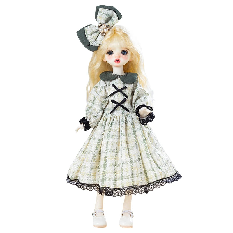 30CM BJD Doll Clothes Girl Dress Up Makeup DIY Toys Dollhouse Accessories Set Children Humanoid Doll Girl Gifts