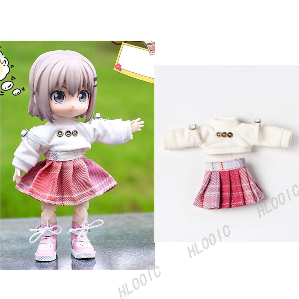 Ob11 Clothes Sets 1/12 BJD Doll Clothes Obitsu11 GSC Doll  Clothes & 11cm BJD Doll Clothes Pants