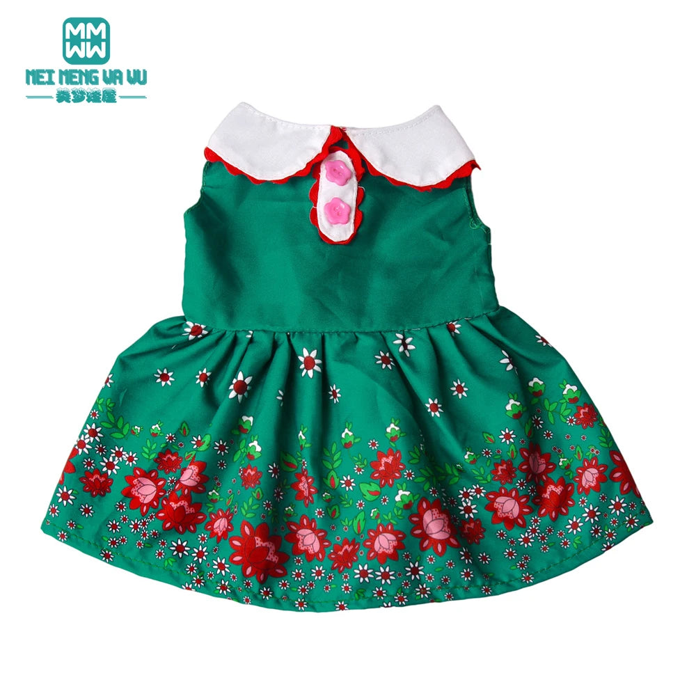 Doll Clothes Fashion T Shirt Pants Cartoon Dress Fits 45cm American Doll Toy Accessories Gift Girls