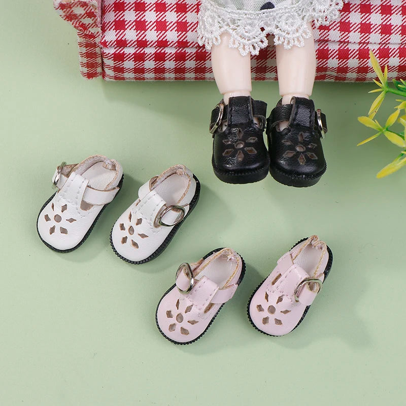 Doll Shoes For Doll Toy Mini Leather Dolls Sneakers Casual Shoes For Mini Doll Decorate Shoes Kid Birthday Gift Doll Toy