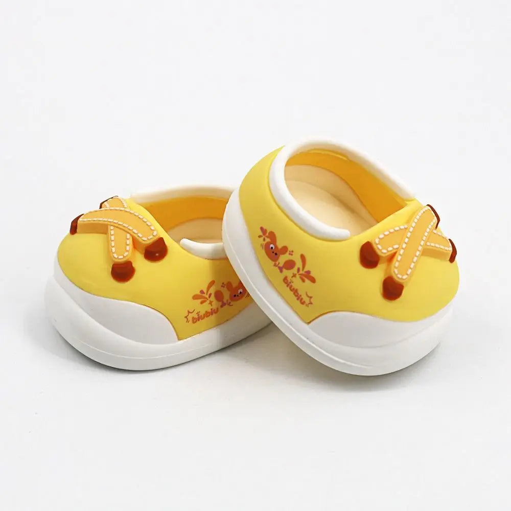 Cartoon 20cm Doll Walking Shoes Soft Rubber Cotton Doll Shoes Hand-made Dolls Accessories Sports Shoes Children Toys
