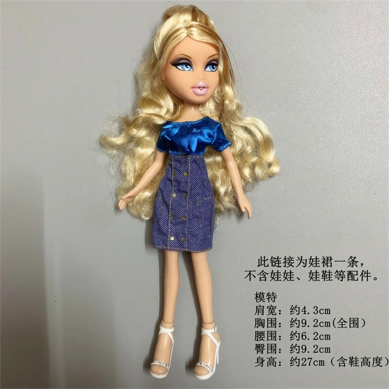 many kinds of clothes dress for 30cm doll fashion cool doll high school doll