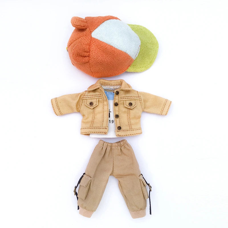 Ob11 Doll Baby Clothes Jacket Fashion Doll Denim Clothes For Pd9 Molly Ymy Body Doll Clothes Gsc Clay Doll Body