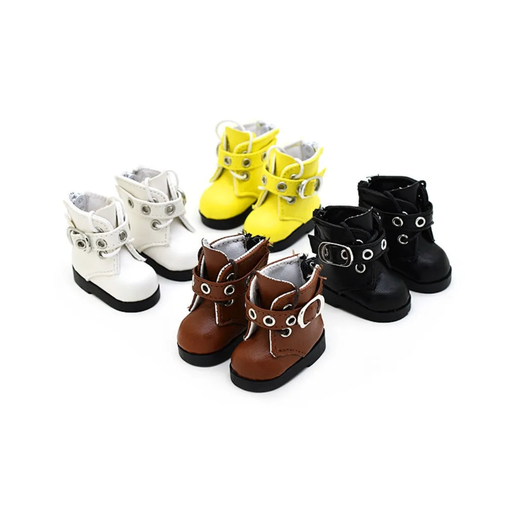 Doll Shoes for 1/6 Bjd Doll Shoes Boots 20cm Cotton Doll Clothes Accessories Sitting Party Christmas Birthday Gift Toys