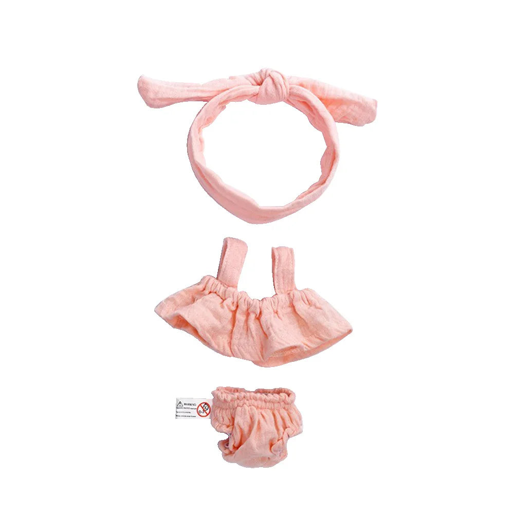 Doll clothes for 13 Inch 33CM Dolls Baby Toys Doll accessories Vest Dress Doll Clothes For 13 Inch American Reborn Baby Dolls