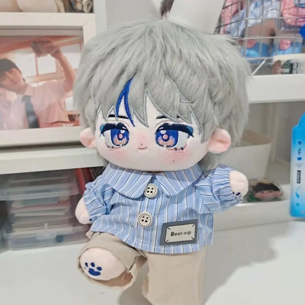 Adorable Doll Clothes for 20cm Cotton Dolls Bodysuit Jumpsuits for Cotton Dolls Replacement Clothes Outfit Doll Accessories