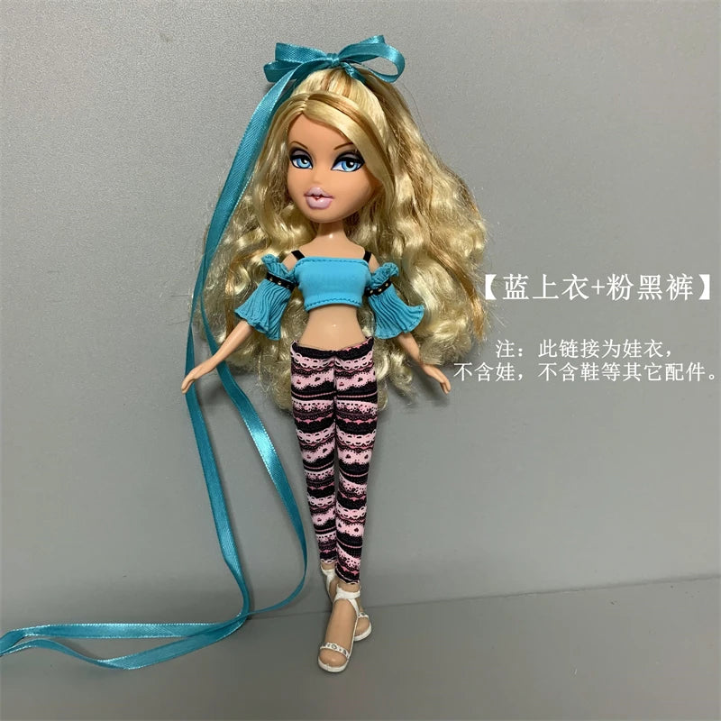 matched suit clothes for 30cm doll clothes fashion cool doll clothes