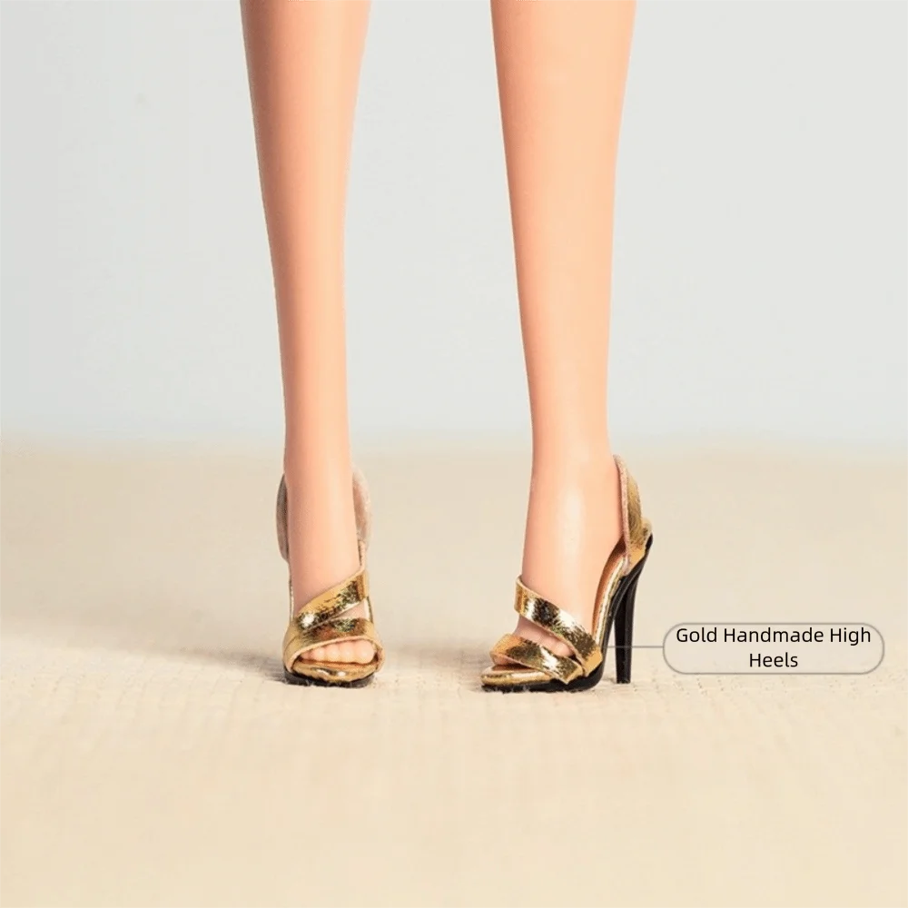 Dress Up Handmade Doll Shoes Exquisite 1/6 Supermodel Doll High Heels Doll Boots Doll Accessories