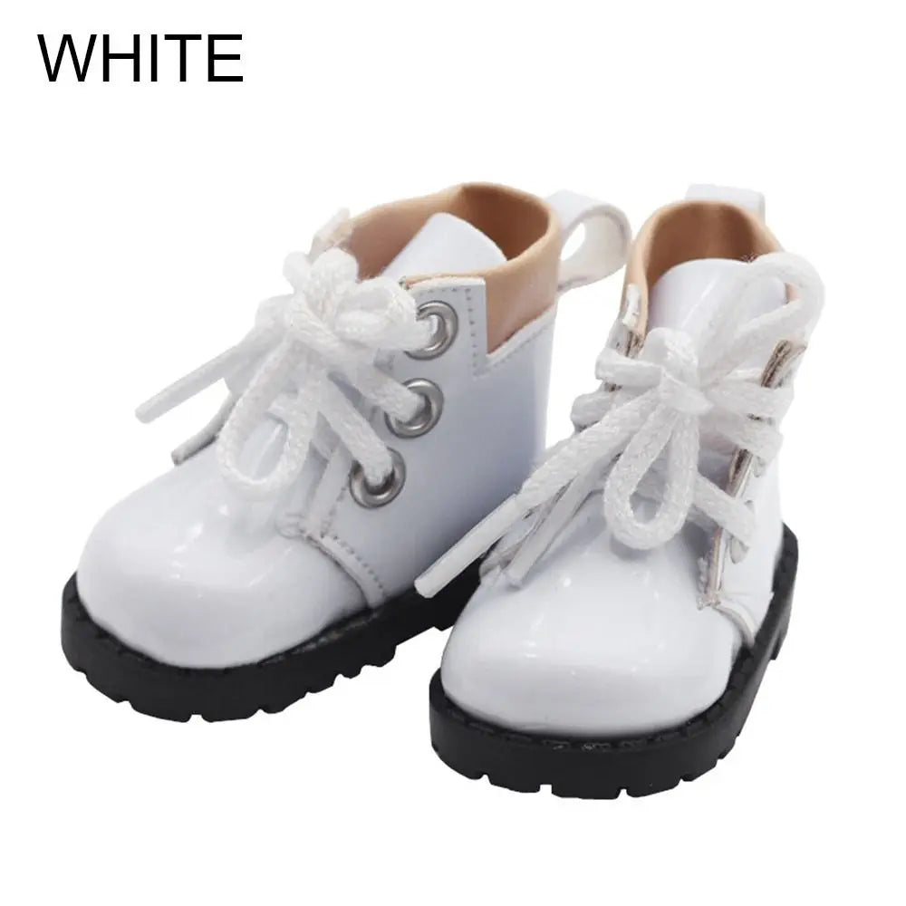 Doll Leather Shoes Clothes Accessories For 20cm Cotton Dolls Casual Wear Shoes Fashion Martin Boots DIY 1/14 Doll Gift Toys