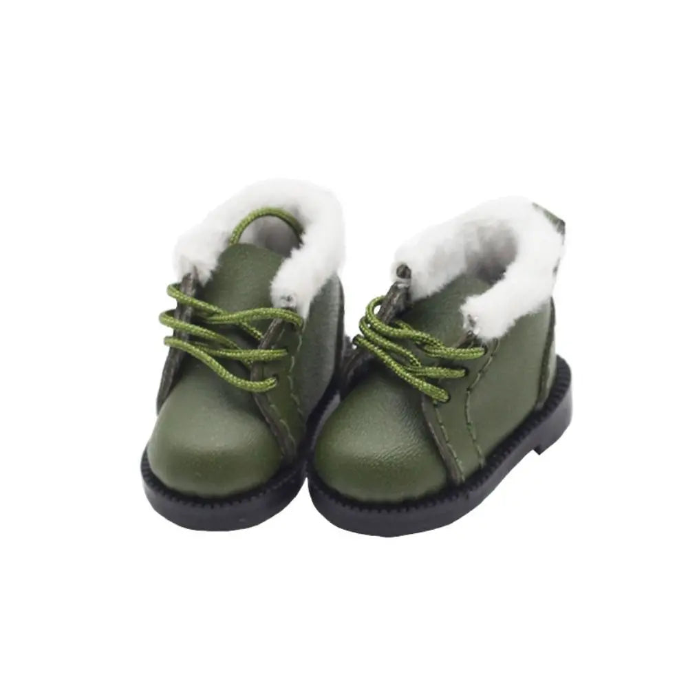 Doll Shoes 3.2cm 1/8  Doll For 1/6 Blythes OB22 Mini Doll Shoes Doll Clothes Accessories Shoes Accessories Doll Winter Boots