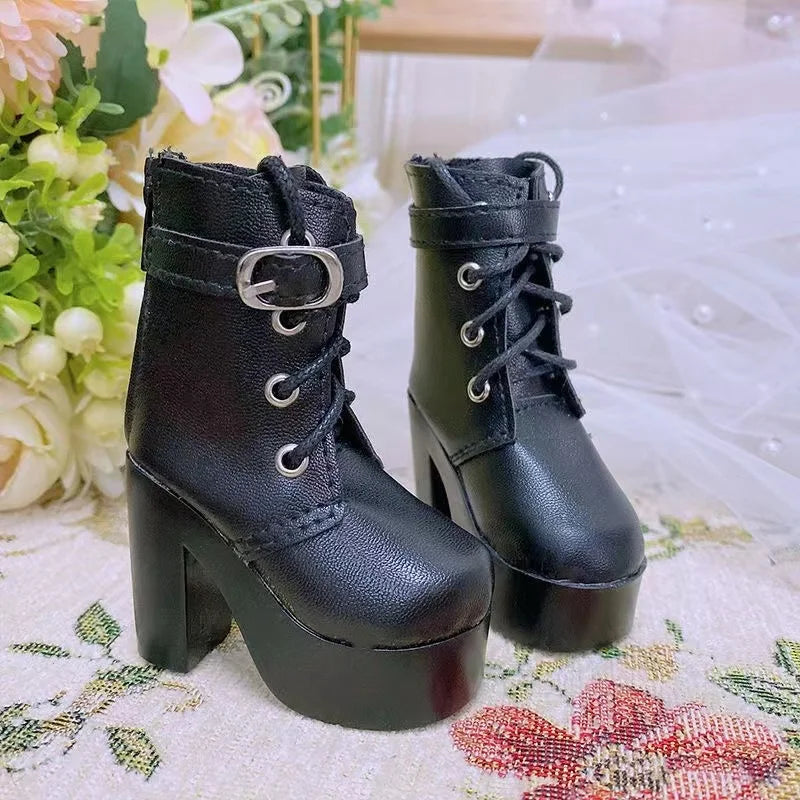 Fashion 60cm Doll Shoes Boots 1/3 Bjd Doll Shoes 7.5cm Foot Wear Shoes Toy Doll Accessories