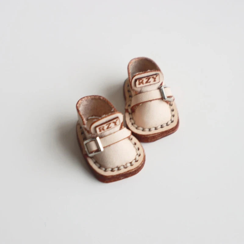 Ob11 Dolls Shoes Cute Leather Shoes Spotted Shoes for Body9, YMY Body, UFDOLL, GSC, Obitsu11, 1/12bjd Doll Accessories Toys