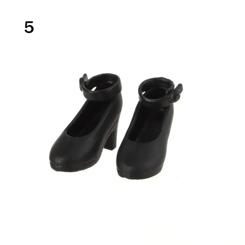 Doll Shoes Fashion Female Doll Boots Fit Foot Length 2cm Dolls Accessories Plastic Doll Multistyles Long Knees Boots
