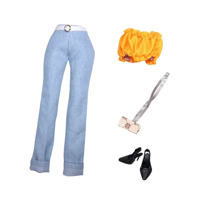Doll's Clothes for 30cm Thin Barbies Doll Set Accessories DIY Dressing Up Toy