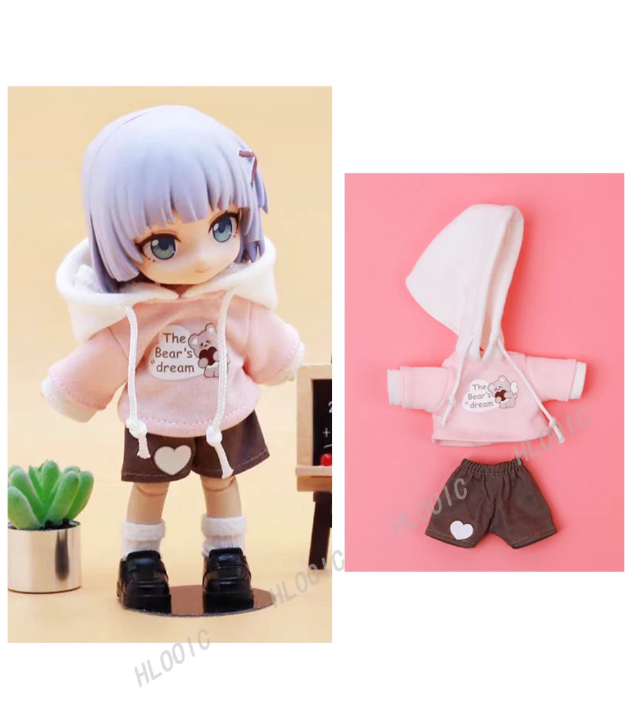 Ob11 Clothes Sets 1/12 BJD Doll Clothes Obitsu11 GSC Doll  Clothes & 11cm BJD Doll Clothes Pants