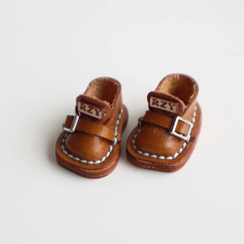 Ob11 Dolls Shoes Cute Leather Shoes Spotted Shoes for Body9, YMY Body, UFDOLL, GSC, Obitsu11, 1/12bjd Doll Accessories Toys