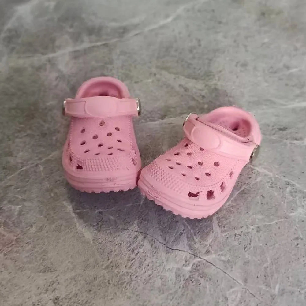 Fashion 30cm Doll Shoes Slippers 1/6 Bjd Doll Shoes Accessories  5x2.8x3.4cm