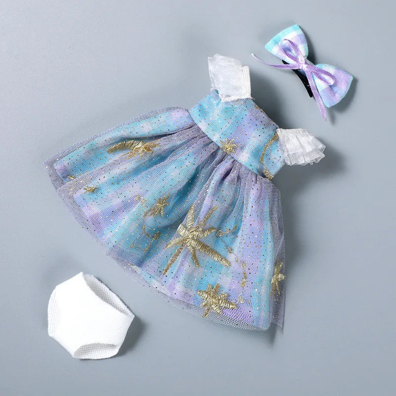 30cm Doll Clothes Accessories 1/6 BJD Doll Clothes Fashion Costume Lolita Uniform Suit Doll Clothes