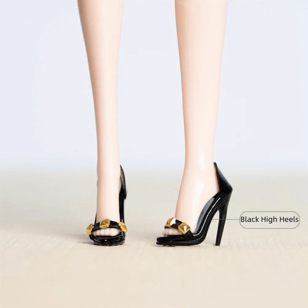 Dress Up Handmade Doll Shoes Exquisite 1/6 Supermodel Doll High Heels Doll Boots Doll Accessories
