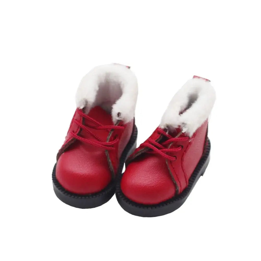 Doll Shoes 3.2cm 1/8  Doll For 1/6 Blythes OB22 Mini Doll Shoes Doll Clothes Accessories Shoes Accessories Doll Winter Boots