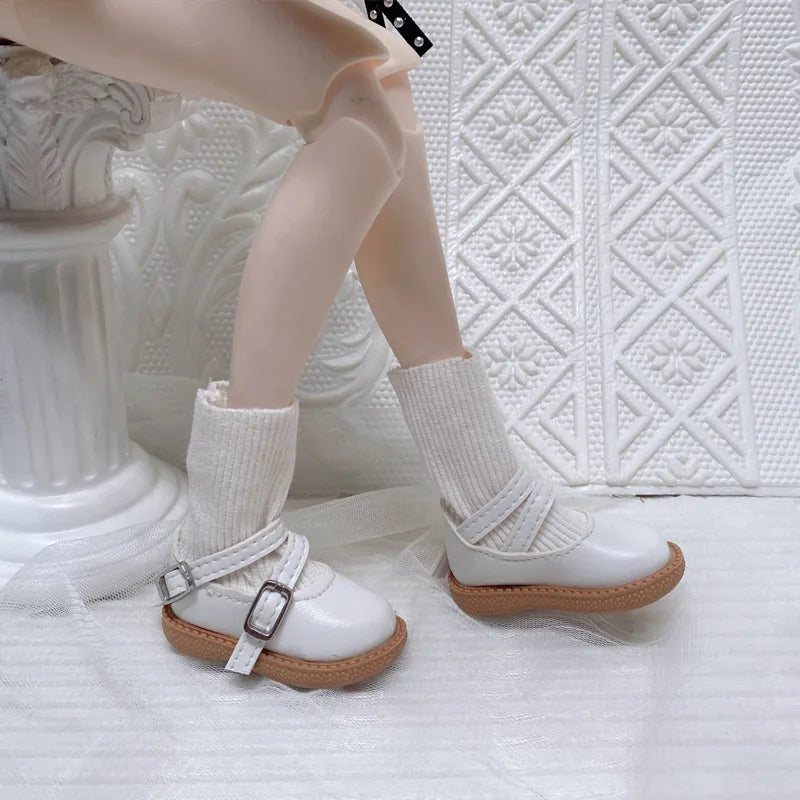 Fashion 60cm Doll Shoes Boots 1/3 Bjd Doll Shoes 7.5cm Foot Wear Shoes Toy Doll Accessories