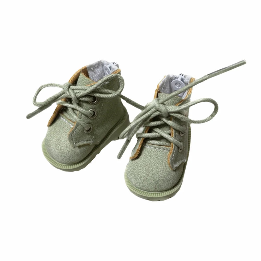 5*2.9*3.8cm Doll Shoes Baby Shoes Style Leather Material Zsiga Doll Boots Doll Accessories Changeable Design Leather Boots
