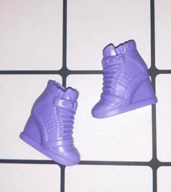 Doll shoes  high heels flat foot shoes red shoes new style for Bbie dolls Topup52