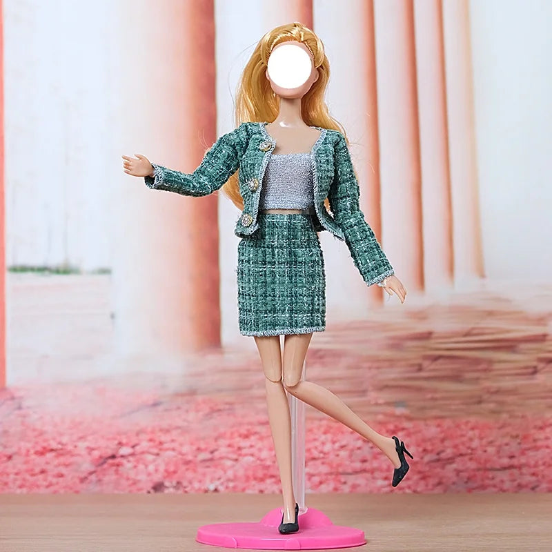 Doll Clothes 30cm Skirt Temperament Wear Matching Pieces Daily Doll Clothes Set for Girls BJD 1/6 Doll Toy Gift