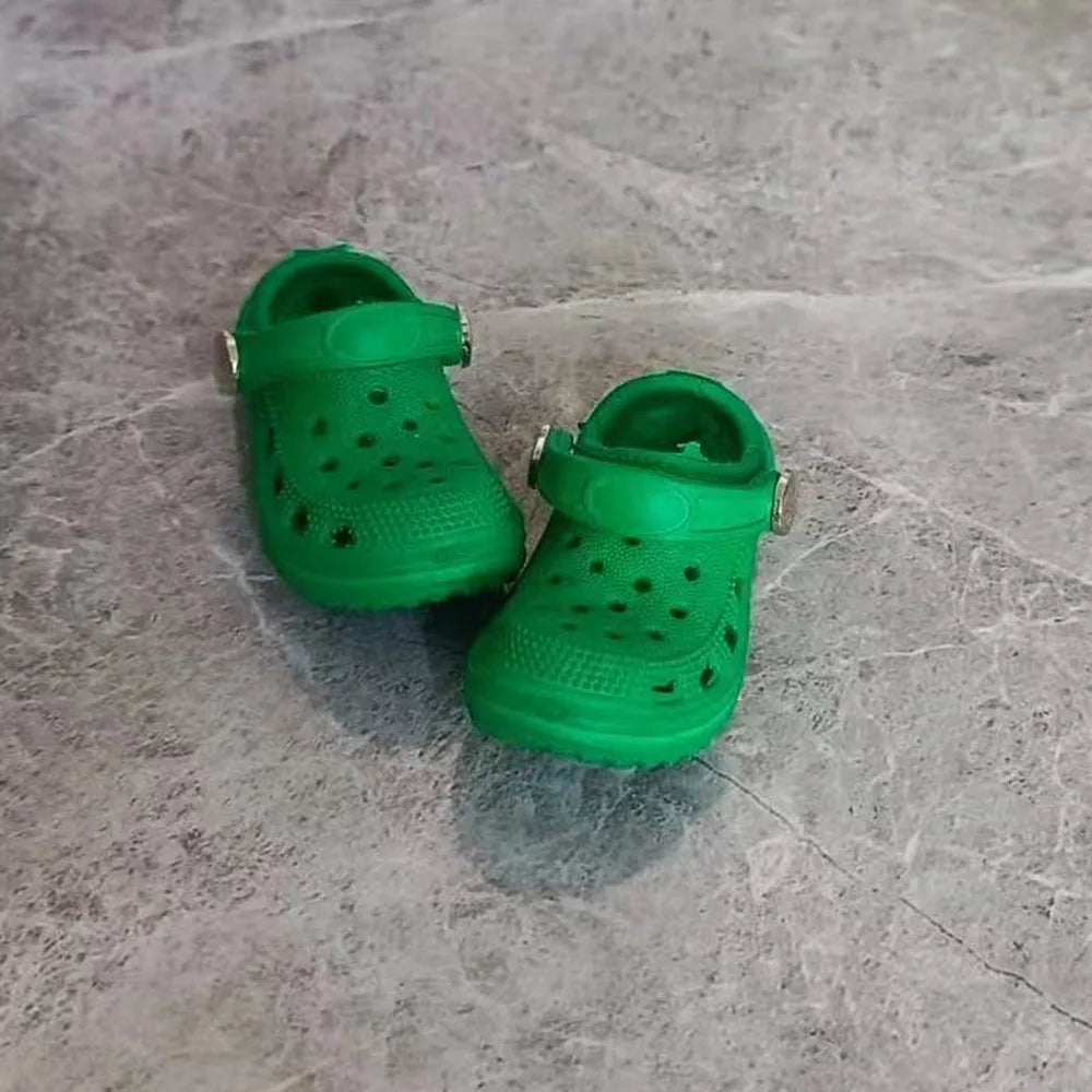 Fashion 30cm Doll Shoes Slippers 1/6 Bjd Doll Shoes Accessories  5x2.8x3.4cm