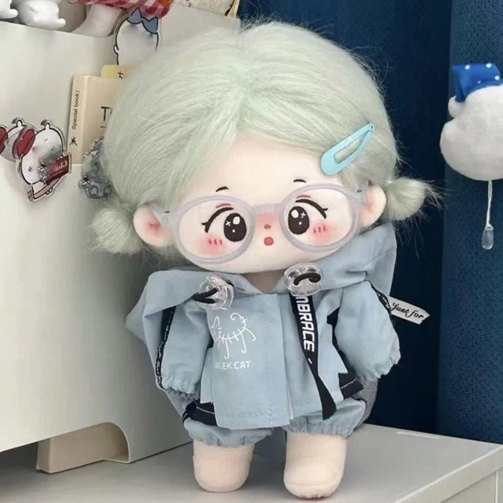 Outdoor Jackets 20cm Cotton Doll Clothes Coat Dress Up Idol Doll Clothes Sport Cool Plush Doll Clothes Children's Gift
