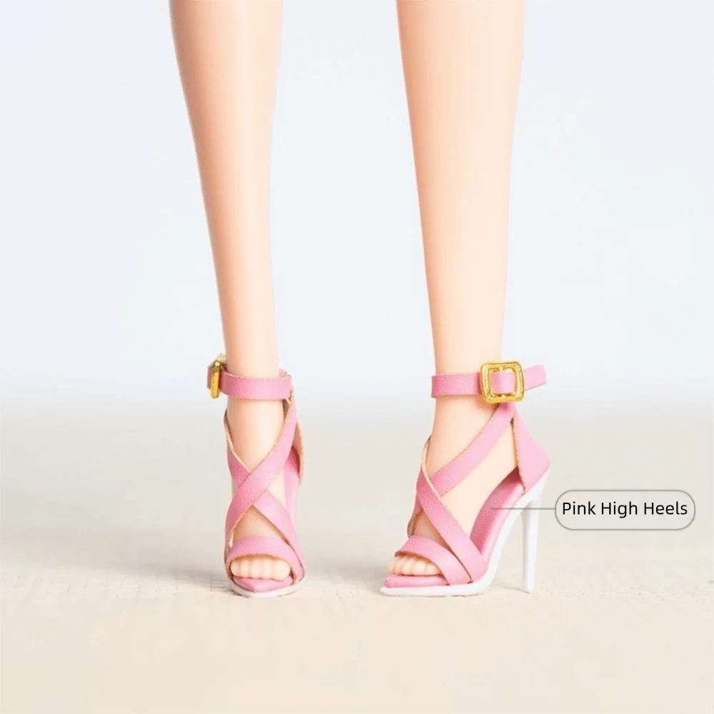 Dress Up Handmade Doll Shoes Exquisite 1/6 Supermodel Doll High Heels Doll Boots Doll Accessories