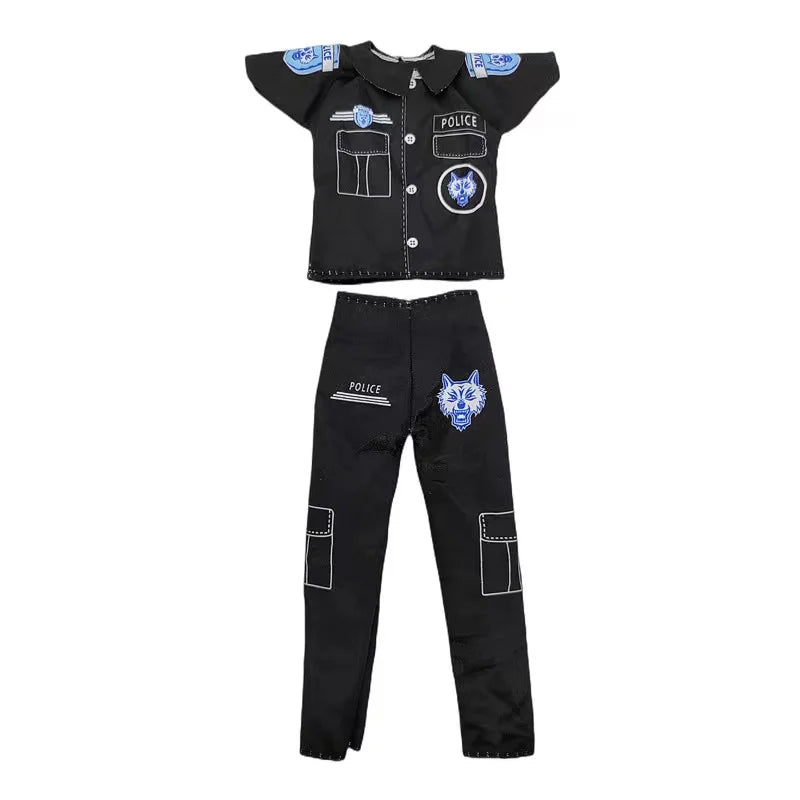 1/6 Doll Clothing 8 Itmes / Lot Casual Wear Handmade Clothes Outfit Male Soldier Tops Pant Uniforms Toy For Girl Boyfriend Ken