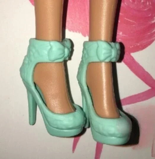Doll shoes  high heels flat foot shoes red shoes new style for Bbie dolls Topup52