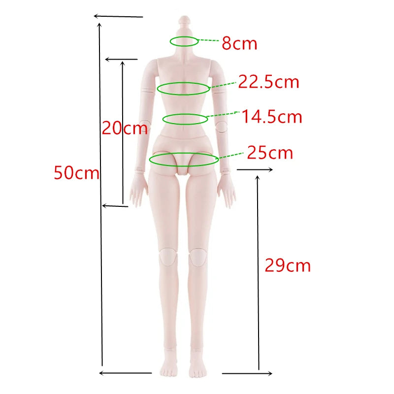 60cm Doll's Clothes 1/3 Bjd Princess Doll Dress Up Accessories Sweater Coat Girls Dress Up Toy