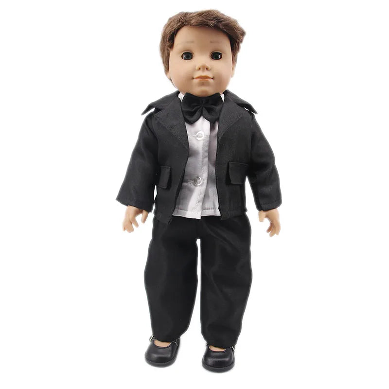 Doll Clothes Leisure Sportswear Cute Animal Print For 43cm Baby Doll &18Inch American Doll Outfits,Our Generation Gifts Toys