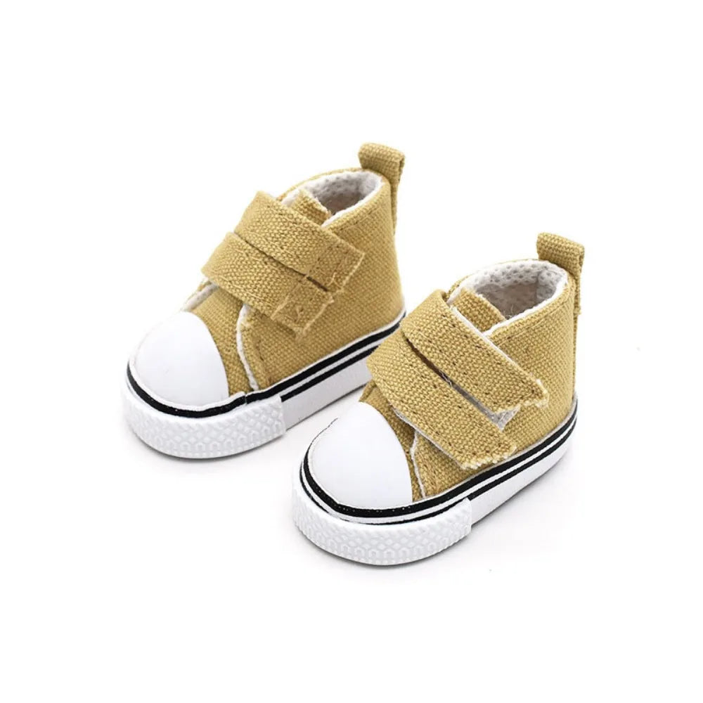 Dolls Accessories 3.5CM Sneakers Shoes Mini Shoes For Children Blyth Shoes Canvas Shoes Shoes