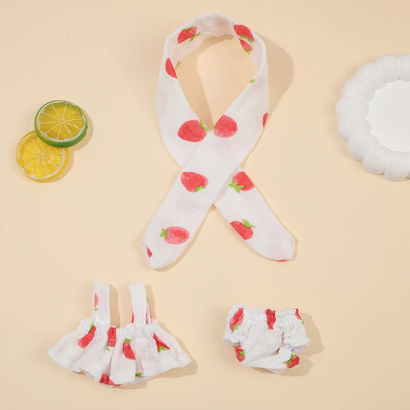 Doll clothes for 12.99 Inch 33CM Dolls Baby Toys Doll accessories Vest Dress Doll Clothes For American Reborn Baby Dolls