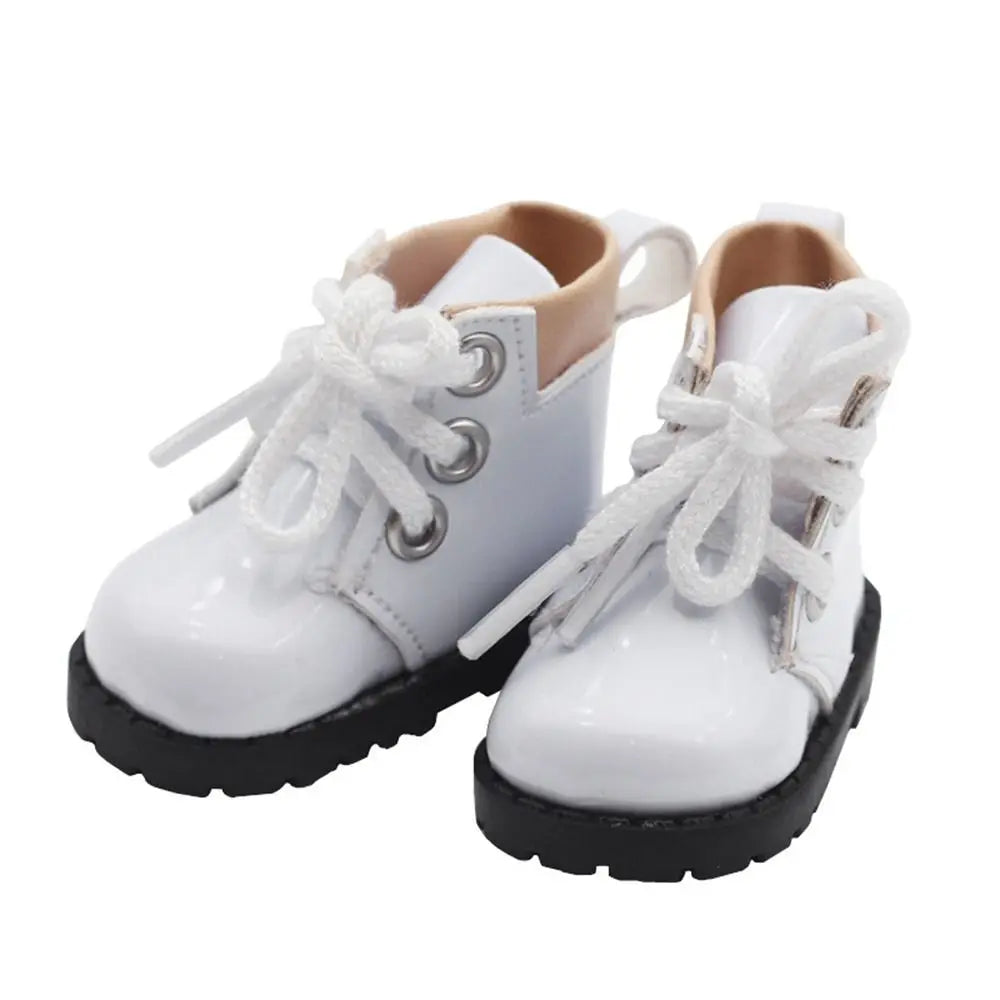 Doll Leather Shoes Clothes Accessories For 20cm Cotton Dolls Casual Wear Shoes Fashion Martin Boots DIY 1/14 Doll Gift Toys