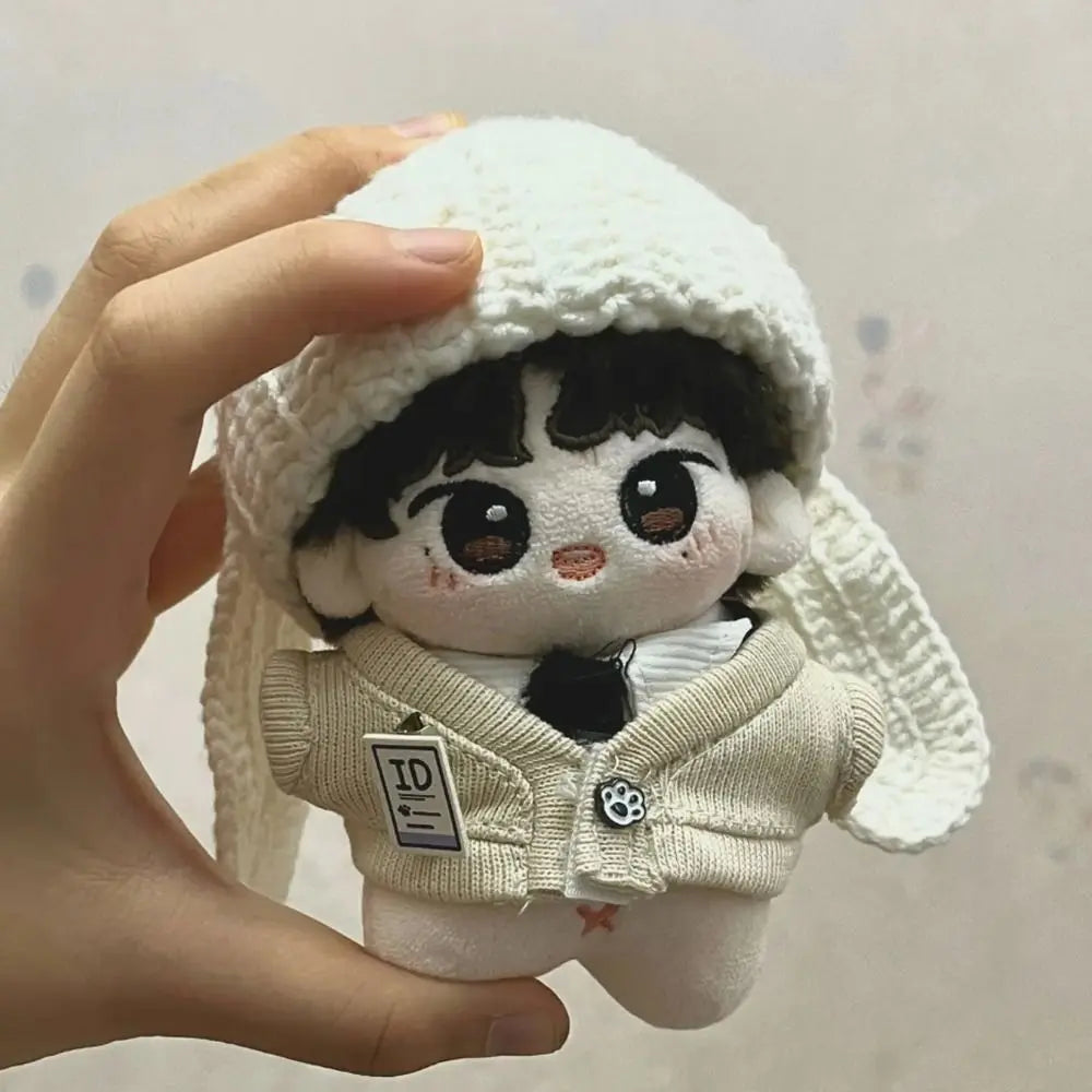 Uniform 10cm Cotton Doll Clothes Shirt T-shirt Doll Clothes Outfit Pants Lovely Doll Dress Up Set 10cm Cotton Doll