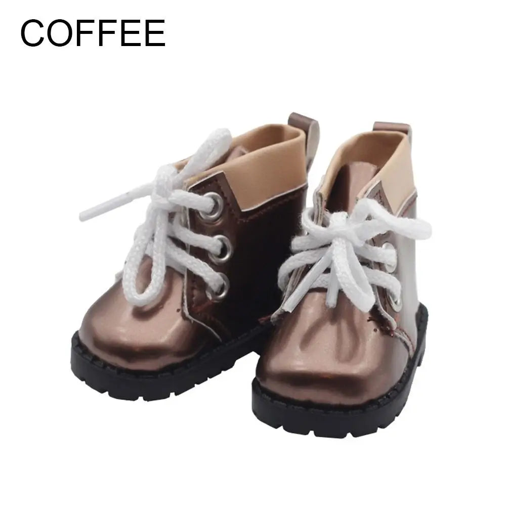 Doll Leather Shoes Clothes Accessories For 20cm Cotton Dolls Casual Wear Shoes Fashion Martin Boots DIY 1/14 Doll Gift Toys