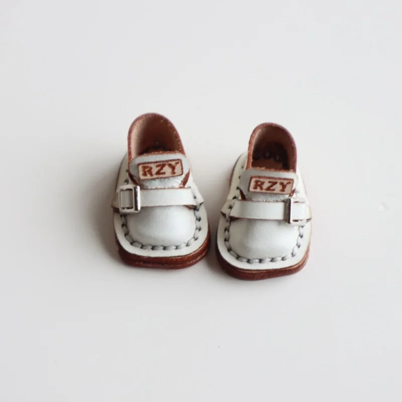 Ob11 Dolls Shoes Cute Leather Shoes Spotted Shoes for Body9, YMY Body, UFDOLL, GSC, Obitsu11, 1/12bjd Doll Accessories Toys