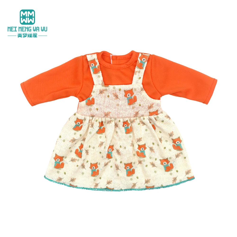 Doll Clothes for 43 cm new born doll and American doll accessories  fashionable gauze dress, bow dress