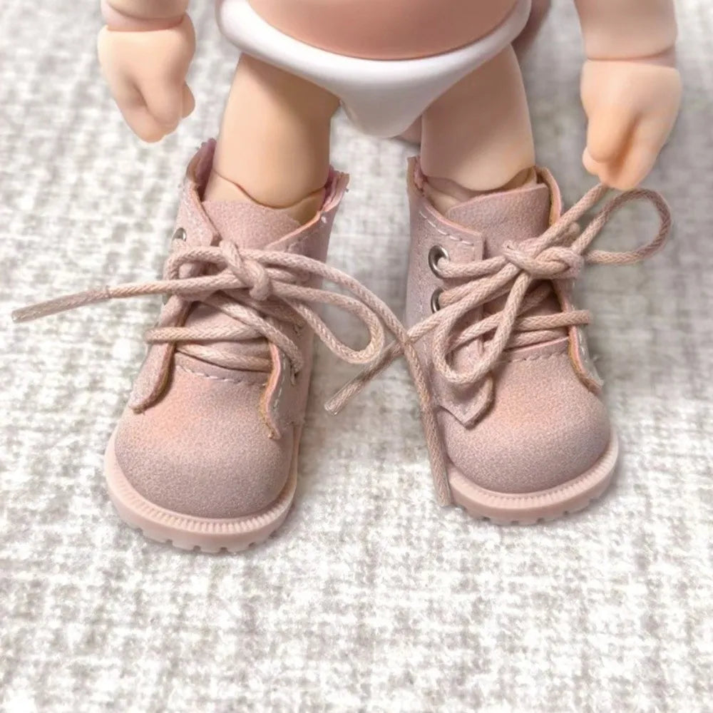 5*2.9*3.8cm Doll Shoes Baby Shoes Style Leather Material Zsiga Doll Boots Doll Accessories Changeable Design Leather Boots