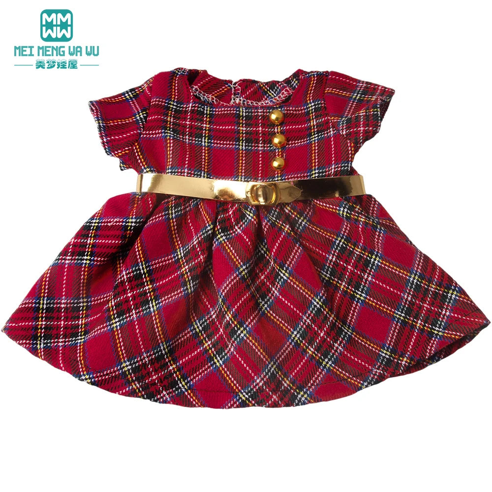 Doll Clothes Fashion T Shirt Pants Cartoon Dress Fits 45cm American Doll Toy Accessories Gift Girls