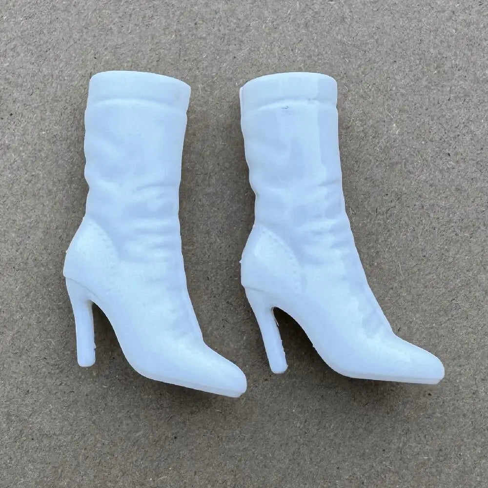 1/6 Doll Shoes High Heels Winter Boots For 30cm Doll High Heel Feet Dolls Decors Toys DIY Playing Accessories Shoes