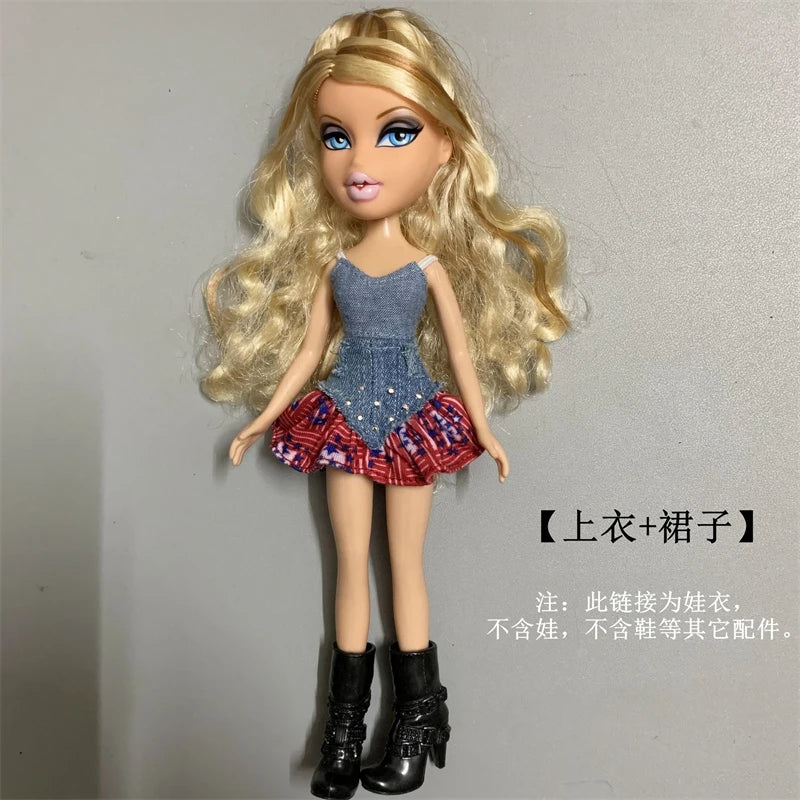 matched suit clothes for 30cm doll clothes fashion cool doll clothes