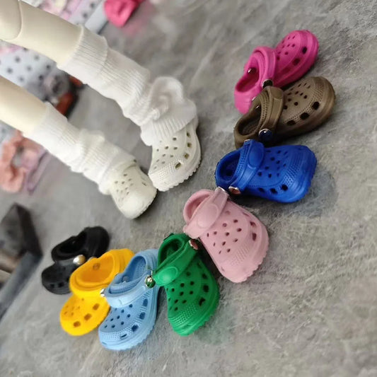 Fashion 30cm Doll Shoes Slippers 1/6 Bjd Doll Shoes Accessories  5x2.8x3.4cm